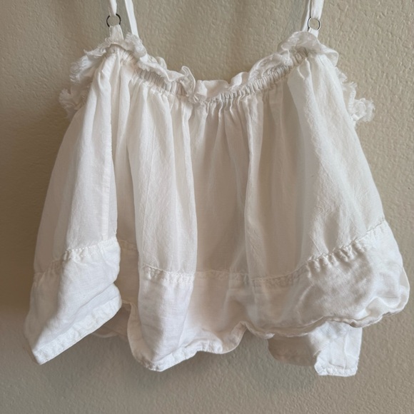 Pilcro Elegant White Ruffled Chemise - Picture 9 of 12